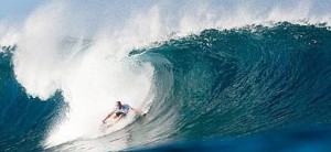 Fanning logró su objetivo en una manga espectacular con olas de más de cinco metros.