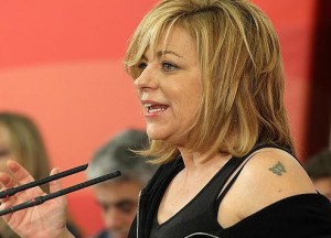 Lo que aparece en la imagen, Elena Valenciano