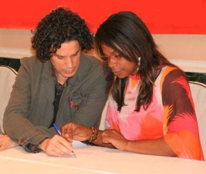 Pedro Zerolo y Consuelo Cruz Arboleda