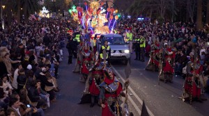 Imagen de la cabalgata de Reyes en Málaga