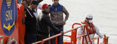 Inmigrantes en la ciudad de Ceuta