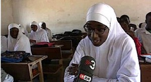 Una niña catalana en una madrasa