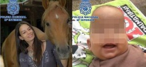 La mujer y su hijo, en una imagen facilitada por la Policía.