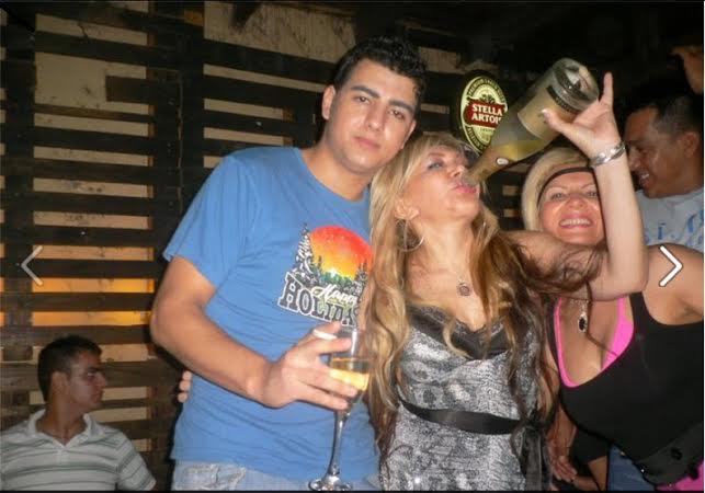 En la imagen, José Eugenio Contreras Silva, en plena bacanal pocos días antes de la muerte de Sara Díaz.