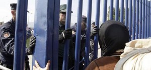 Imagen del puesto fronterizo de Beni Enzar.