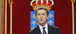 El presidente de la Xunta de Galicia, Alberto Núñez Feijóo