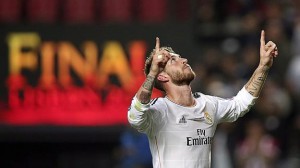 Ramos celebra su gol