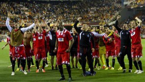 Fiesta andaluza en Mestalla