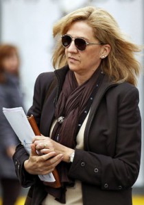 La infanta Cristina.