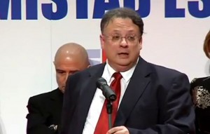 César Vidal, durante el acto en que le fue entregado el Premio Samuel Hadas por parte de Israel