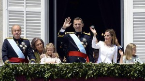 La Familia Real, el día de la proclamación de Felipe VI.