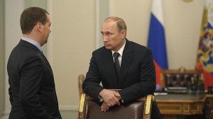 Putin, en una reunión ayer en Moscú