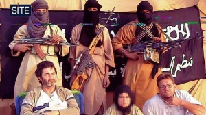 Foto de tres cooperantes españoles secuestrados en 2010 