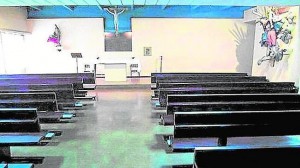 En la imagen, la capilla de Geografía e Historia de la Complutense