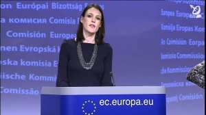 La portavoz responsable de Eurostat, Emer Traynor.