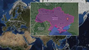 Rastro del vuelo y lugar donde supuestamente se ha estrellado el avión.