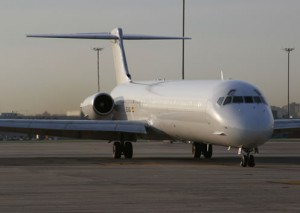 El avión, un MD83, estaba alquilado a Air Algerie. 