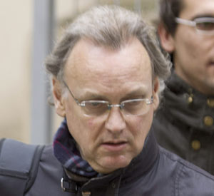 Marco Antonio Tejeiro, cuñado de Diego Torres, tras prestar declaración en febrero de 2012 ante el juez Castro.