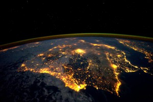 Espectacular fotografía de la Península Ibérica vista desde el Espacio.