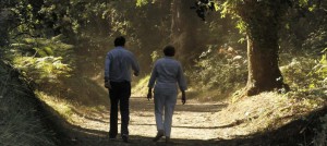 Merkel y Rajoy recorren un tramo del Camino de Santiago.  