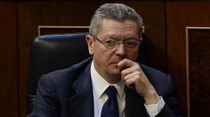 Gallardón, en el Congreso. 