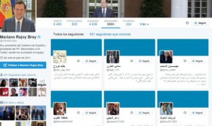 Sospechoso aumento de seguidores de Rajoy en la red social Twitter.