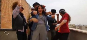 Fotograma del vídeo que grabaron los siete jóvenes iraníes