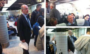 Rodrigo Rato regresa de Suiza.