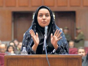 Reyhaneh Jabbari, durante el juicio