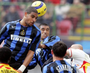 Adriano, en su etapa en el Inter