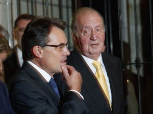 Artur Mas y Juan Carlos I