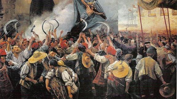 El Corpus de Sangre fue una sonada rebelión en la Barcelona de 1640, protagonizada por un numeroso grupo de segadores.