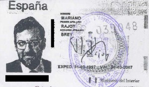 Copia del DNI de Mariano Rajoy incluida en la investigación del Caso Gürtel.