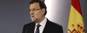 Rajoy, durante su comparecencia ante los medios 