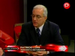 Patricio Lons, en la televisión argentina