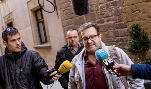 En la imagen, Juan Carlos Fuentes. Detrás, Robert Hernando