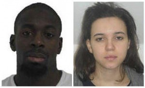 Amedy Coulibaly y Hayat Boumeddiene