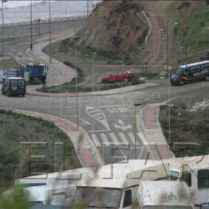 Controles policiales en Ceuta