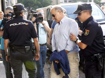 El exconsejero andaluz de Hacienda Ángel Ojeda, detenido en agosto de 2014 por un presunto fraude en los cursos de formación.
