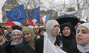 Musulmanas en Francia.