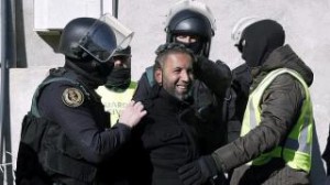 Imagen de un presunto yihadista detenido en Melilla.