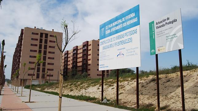 Viviendas en construcción en Dos Hermanas (Sevilla).