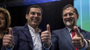 Juanma Moreno y Mariano Rajoy, esta tarde