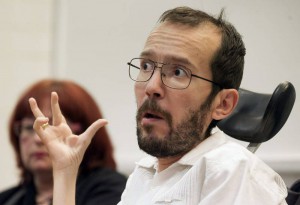 Pablo Echenique, candidato de Podemos a la Presidencia del Gobierno aragonés
