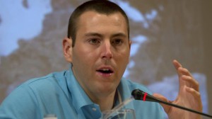 El policía nacional y espeleólogo Juan Bolívar Bueno.