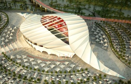 Uno de los estadios del mundial de Qatar