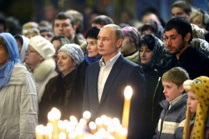 Putin, en una ceremonia religiosa