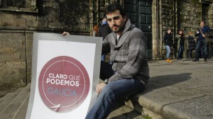 Breogán Riobóo, secretario general de Podemos en Galicia.