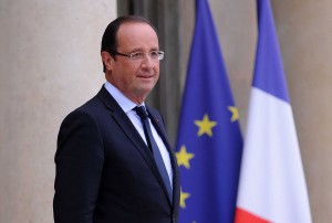 François Hollande, presidente de Francia