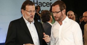 Rajoy junto a Maroto en una de las últimas reuniones del partido